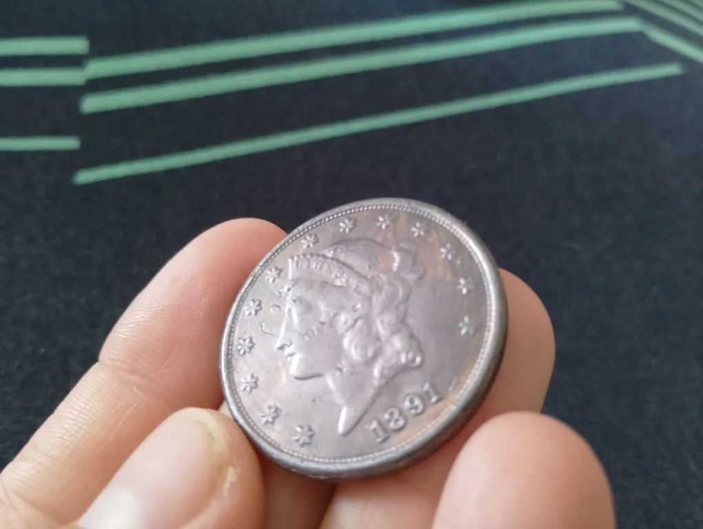 Dolar amerykański 1891, 2 sztuki, monety świata na sprzedaż